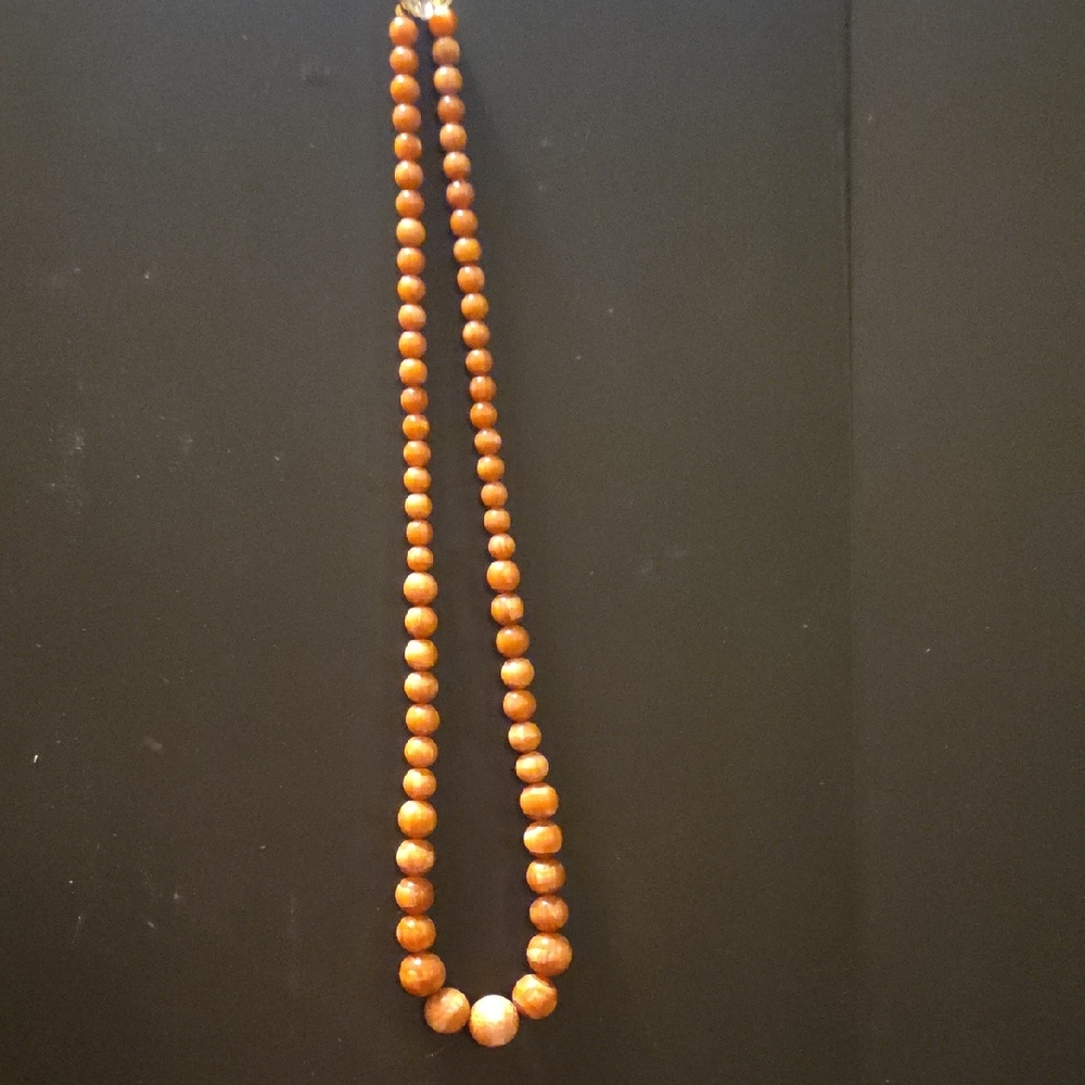 Brown Beaded Necklace